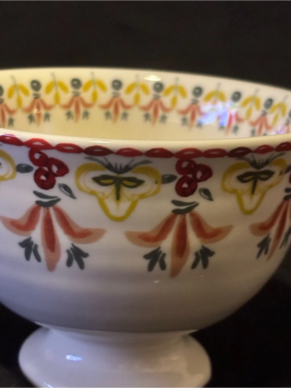 Set of 2 Anthropologie “Italian Hours” Mugs.